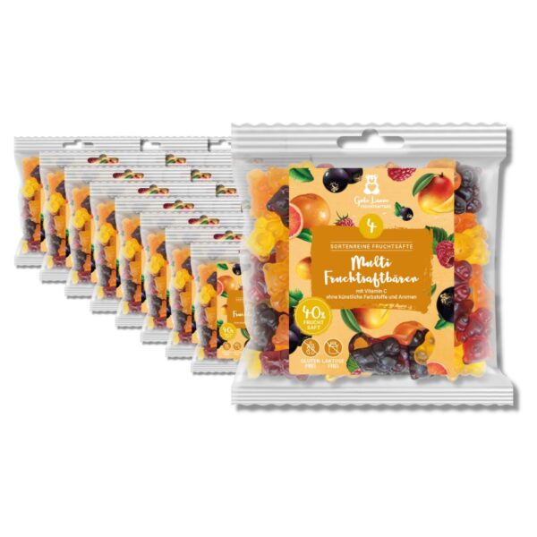naschlabor 23 x 150g Multi Fruchtsaftbären Großverpackung