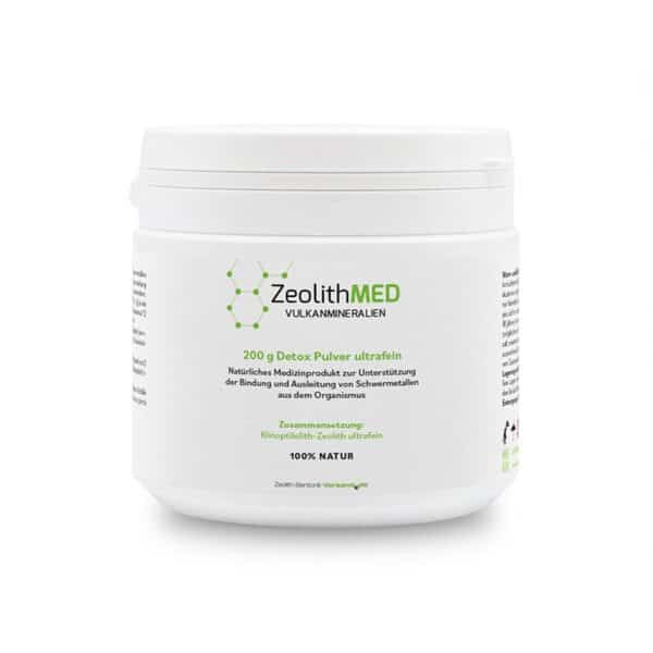 Zeolith MED Detox Pulver ultrafein