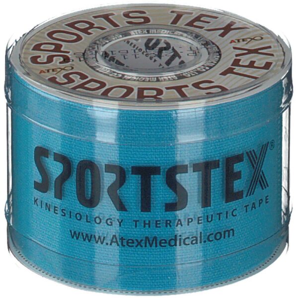 ATEX® SPORTS TEX Kinesiologie Tape 5 cm x 5 m Blau