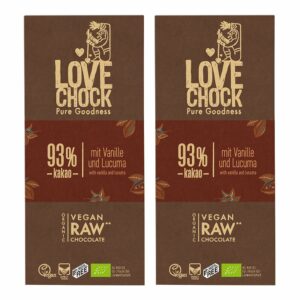LOVECHOCK Vanille & Lucuma 93% Kakao