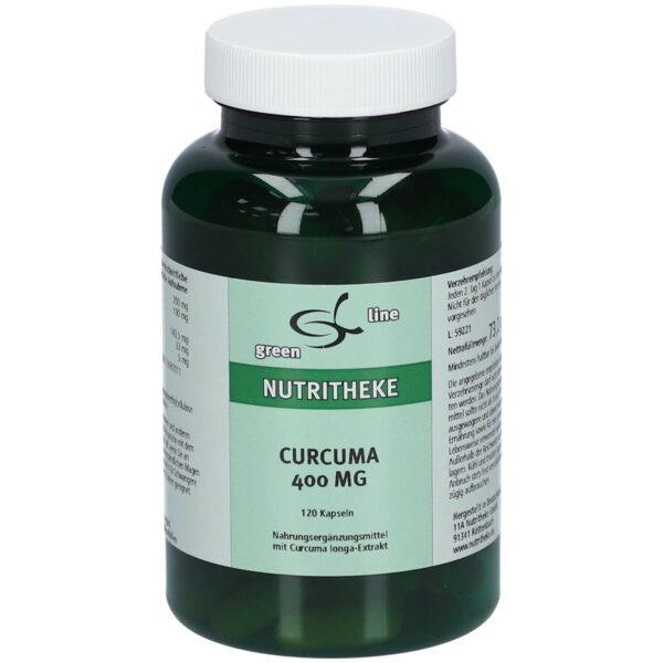 green line NUTRITHEKE Curcuma 400 mg