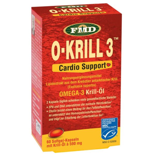 Krillöl O-Krill 3 Cardio Support Kapseln von FMD