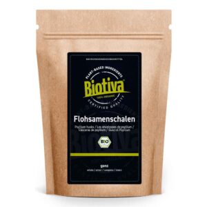 Biotiva Flohsamenschalen 99% Rein Bio